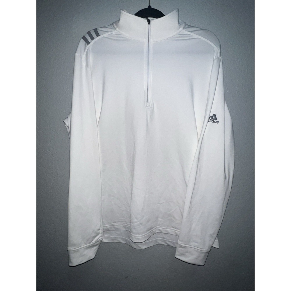 Texas A&M Aggies adidas Men's White Full Zip Golf Jacket Small Collegiate NEW